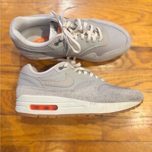 Nike Air Max 1 'Iron Ore Total Orange' Mens Size 6.5